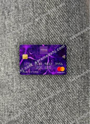 Laos Indochina Bank mastercard photolook front